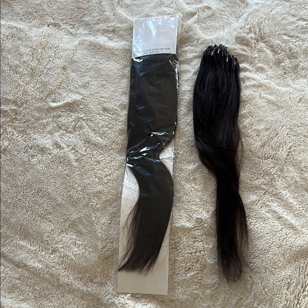 Black Voluminous Hair Accessories Extensions
